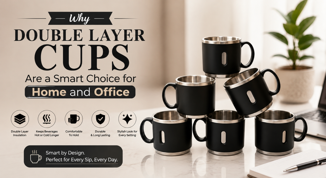 Why Double Layer Cups Are a Smart Choice for Home and Office