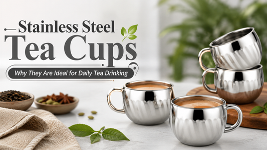 Stainless Steel Tea Cups: Why They Are Ideal for Daily Tea Drinking