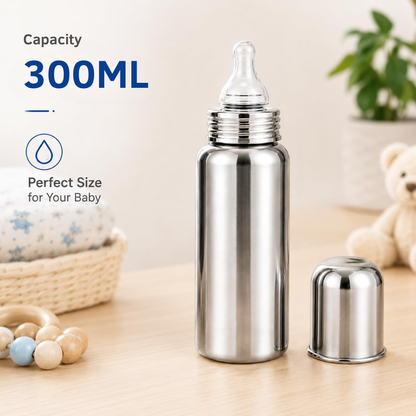 Stainless Steel Baby Feeding Bottle BPA Free Leak Proof Feeder