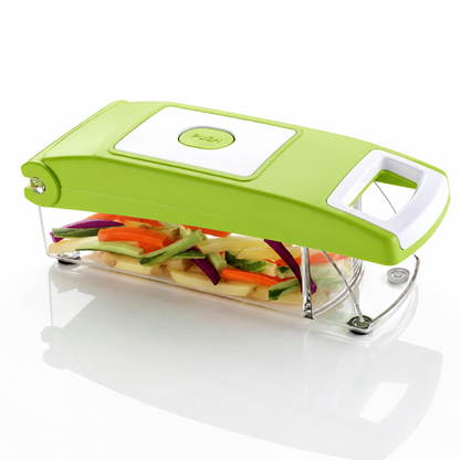 Multipurpose Vegetable Chopper 5 in 1 Cutter Slicer Grater Peeler Green