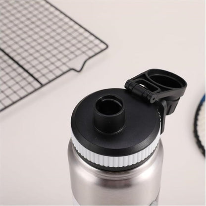 Insulated Stainless Steel Water Bottle Vacuum Flask Multicolor 800ml Leakproof