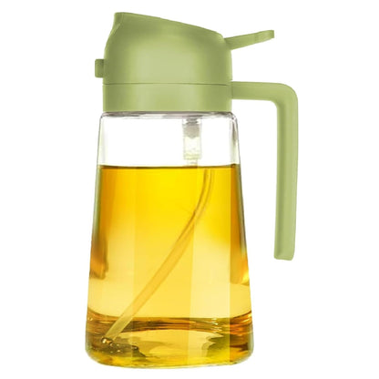 Glass Oil Dispenser Bottle Spray and Pour Leakproof for Cooking