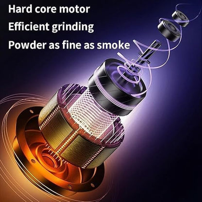 Portable Electric Grain Mill Grinder | Stainless Steel Coffee & Spice Grinder Machine | Multifunction Mini Grinder for Cereals, Herbs & Seasonings
