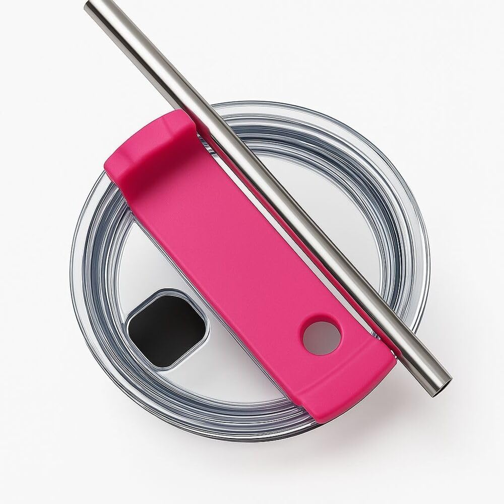 Vinzesta 1200ml Stainless Steel Insulated Tumbler with Handle Straw Lid
