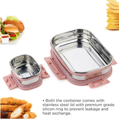 Stainless Steel Leak Proof Lunch Box Airtight with Inner Container