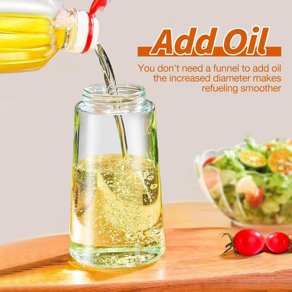 Glass Oil Dispenser Bottle Spray and Pour Leakproof for Cooking