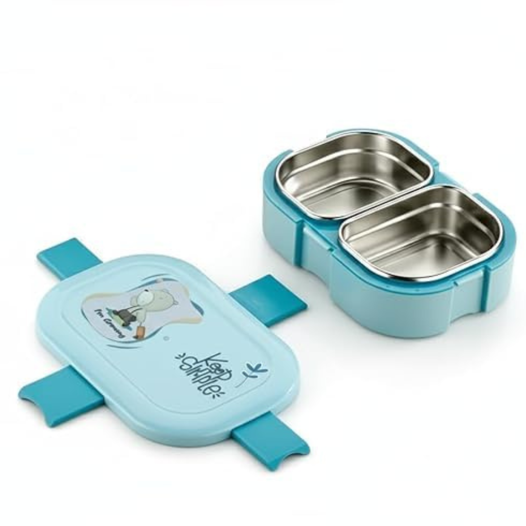 Vinzesta Kids Bento Lunch Box Stainless Steel Leak Proof School Tiffin Box